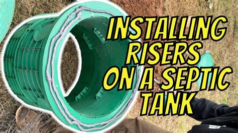 how to build a riser over my concrete distribution box|build a septic tank riser.